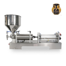 Good quality Semi-automatic small paste ketchup honey filling machine